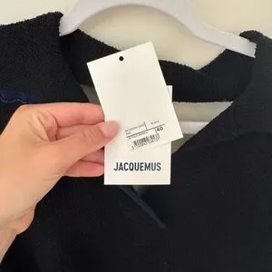 Jacquemus Black V-Neck Sweater